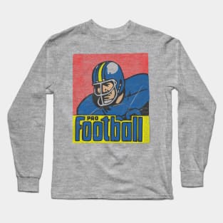 Retro Vintage American Football Player Long Sleeve T-Shirt